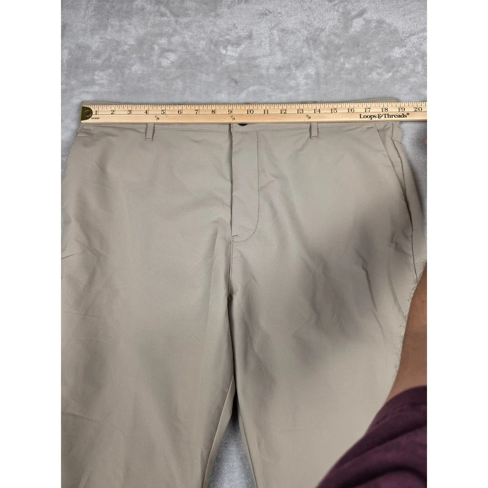 Banana Republic Pants Mens 38x34 Khaki Polyester Performance Chino *Read